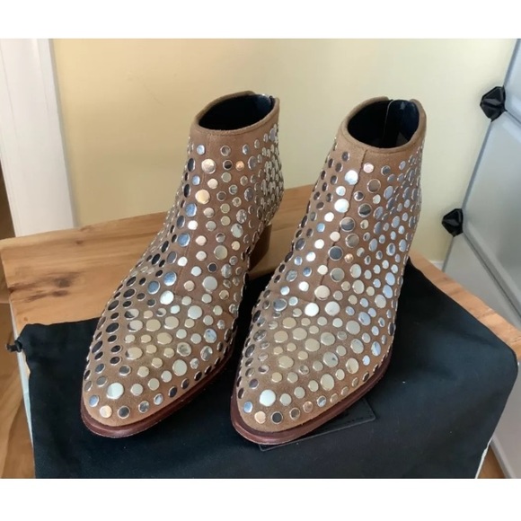 ✨ALEXANDER WANG✨Suede Studded Kori Booties - Picture 4 of 6